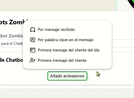 activadores de los chatbots