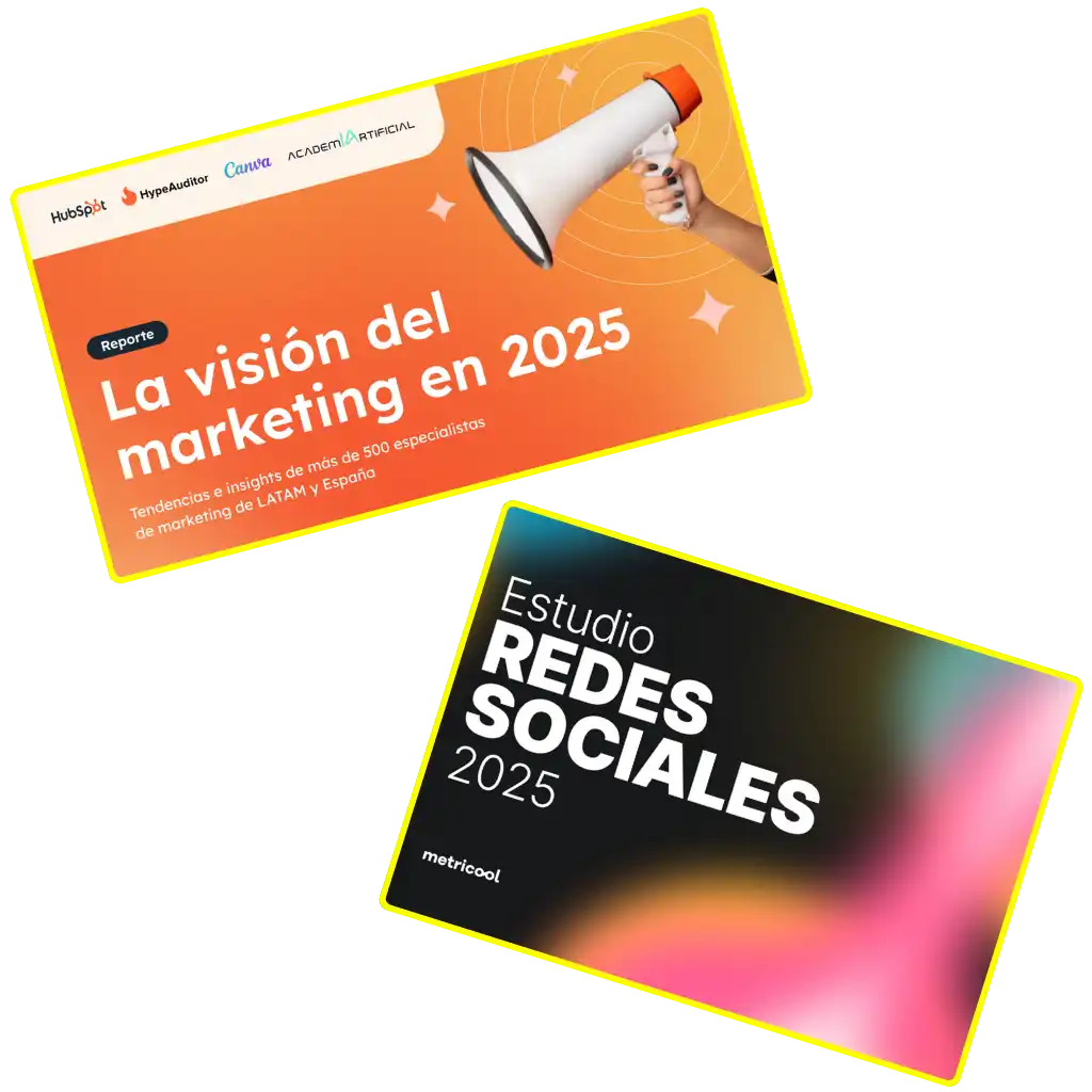 mockup de los regalos de la newsletter