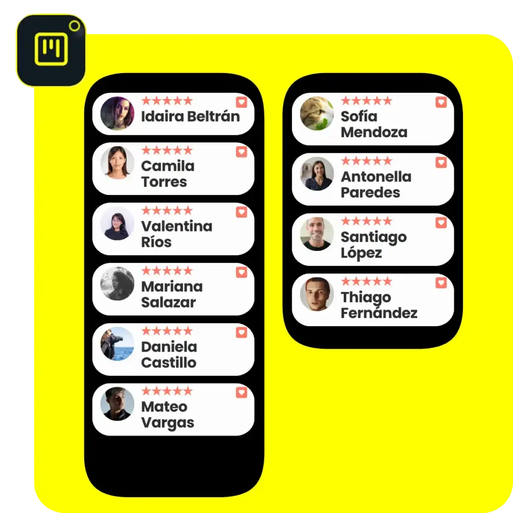 Ejemplo de vista previa Tablero CRM